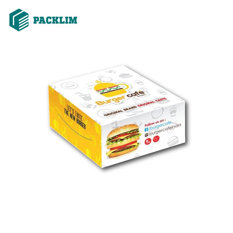 Custom Burger Boxes | Fast Food Packaging Wholesale In Bulk