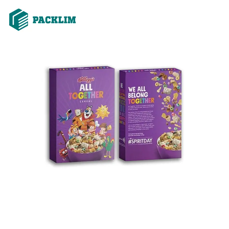 custom printed cereal boxes & packaging