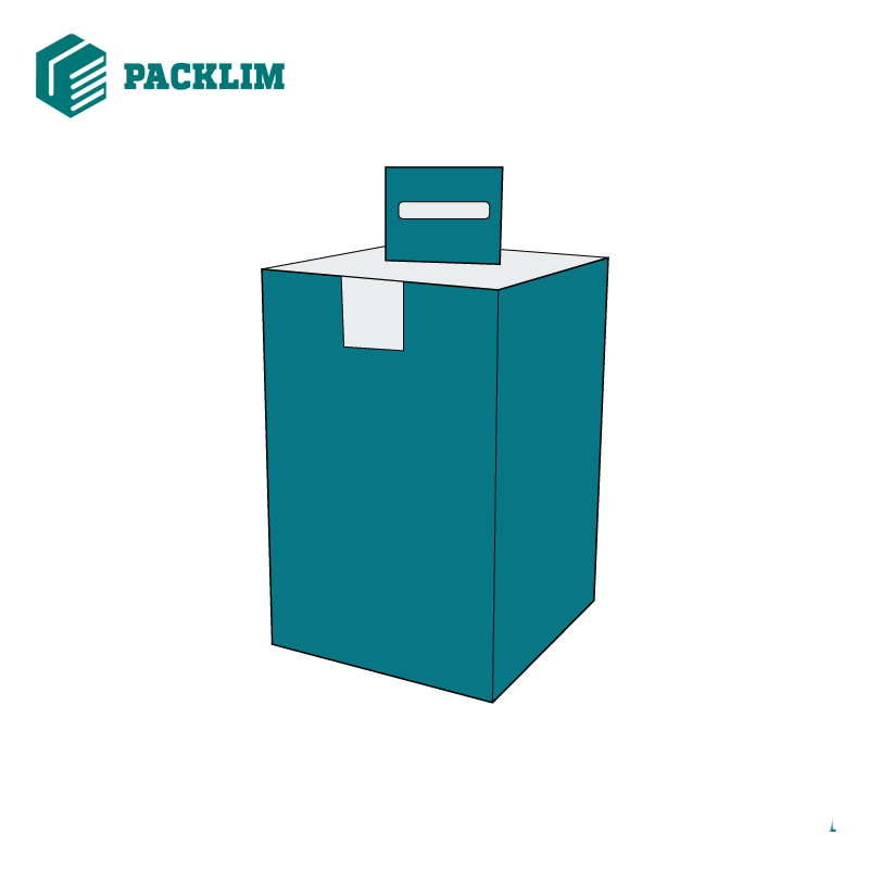 Box With Hanging And Locking Tabs