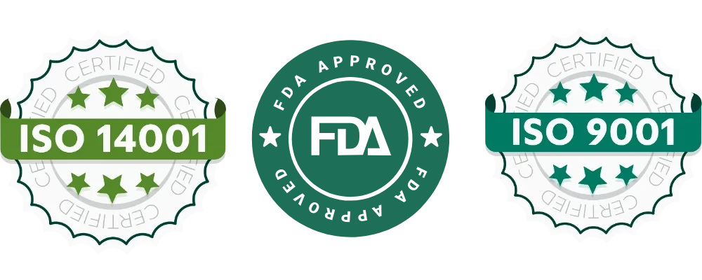 FDA and ISO approved
