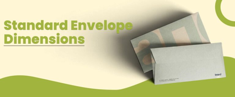 Standard envelope dimensions